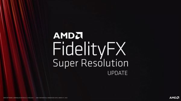 AMD представила технологию масштабирования FidelityFX Super Resolution 2.0 — качество изображения будет ещё выше