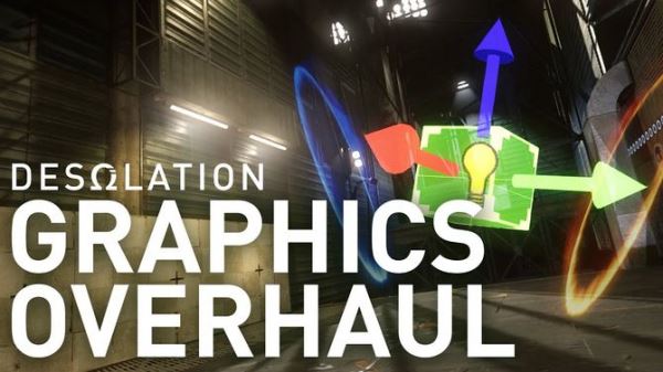 Фанаты переработали графику Portal 2 для собственной игры по вселенной
